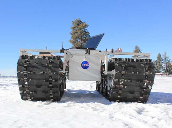 NASA GROVER: гусеничный робот для полярных исследований.
