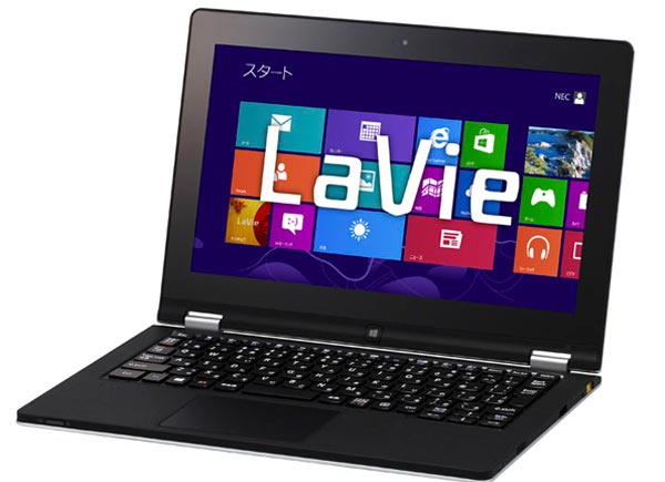 NEC LaVie Y: трансформируемый ноутбук с сенсорным экраном.