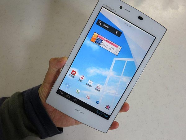 NEC Medias Tab UL N08-D: самый лёгкий в мире 7-дюймовый Android-планшет.