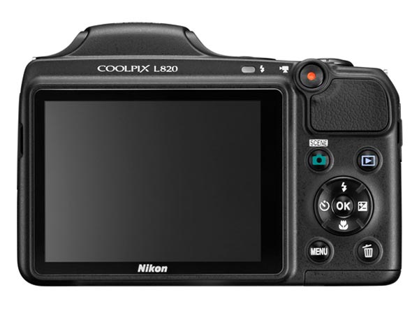 Nikon Coolpix L820: фотоаппарат с 30-кратным трансфокатором.