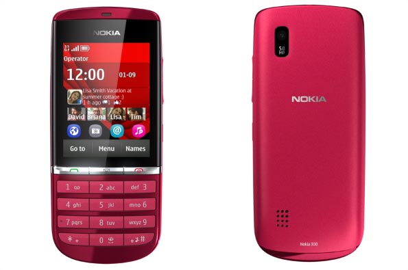 Nokia Asha 300 и Nokia Asha 303 - телефоны на платформе Series 40.