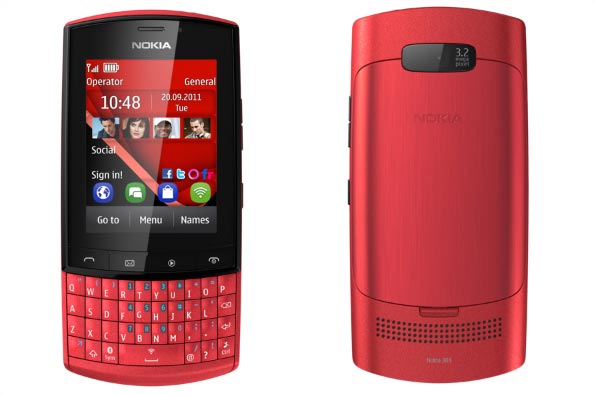 Nokia Asha 300 и Nokia Asha 303 - телефоны на платформе Series 40.