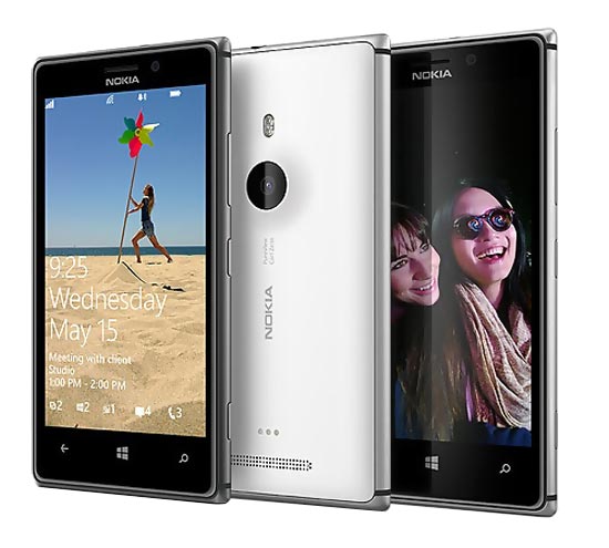 Nokia Lumia 925: смартфон с 4,5-дюймовым тачскрином.