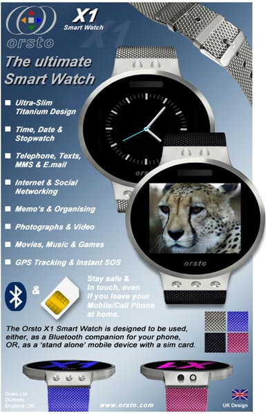 Orsto X1: гибрид смартфона и «умных» часов.