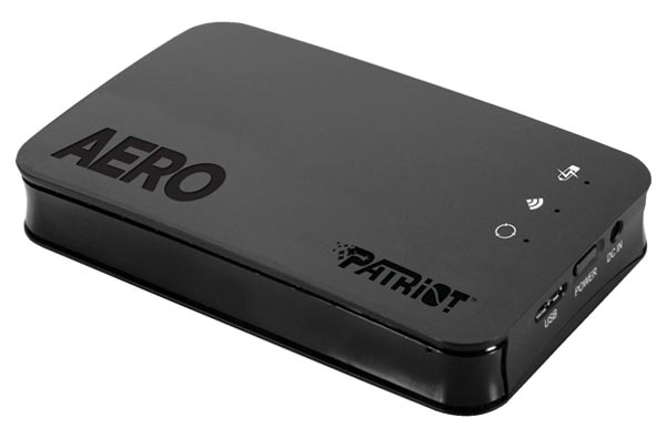 Patriot AERO: портативный винчестер с Wi-Fi-адаптером.