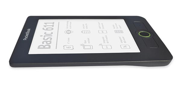PocketBook 611 Basic: 6-дюймовый букридер с экраном E Ink Vizplex.