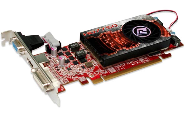 PowerColor HD7750 1GB GDDR5 LP - PowerColor анонсировала низкопрофильный вариант ускорителя.