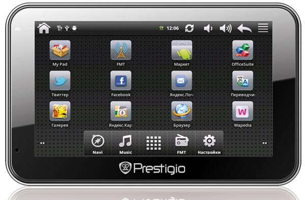 Prestigio GeoVision GV5500AND: навигатор на платформе Android.