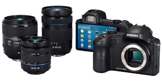 Samsung Galaxy NX: первый беззеркальный фотоаппарат с поддержкой LTE.