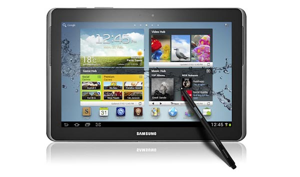 Samsung Galaxy Note 10.1 - планшет поддерживает рукописный ввод.