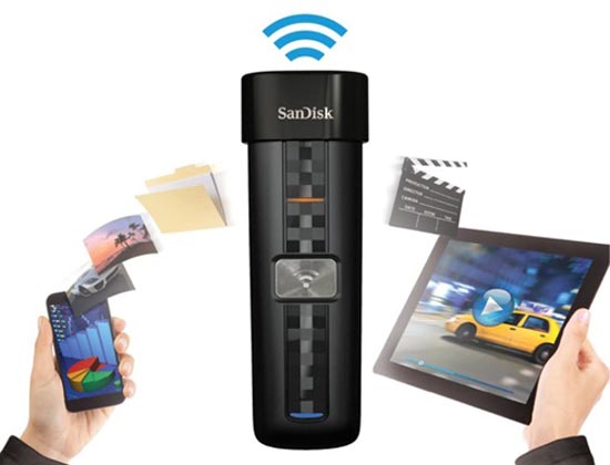 SanDisk Connect: беспроводные хранилища данных для мобильных устройств.