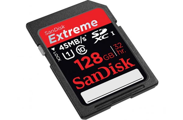 SanDisk SDXC - SanDisk выпускает самую быструю в мире SDXC-карту на 128 Гб.