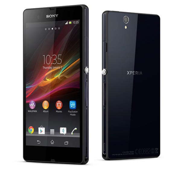 Sony Xperia Z - флагманский смартфон оснащён экраном Full HD.