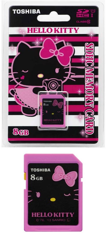 SD-H08GKT - карточки памяти для поклонников Hello Kitty от Toshiba
