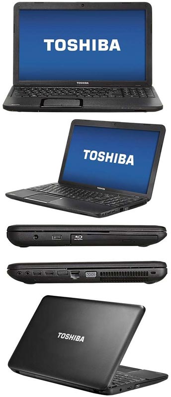 Satellite C855D-S5201 - 15.6-дюймовый ноутбук от Toshiba
