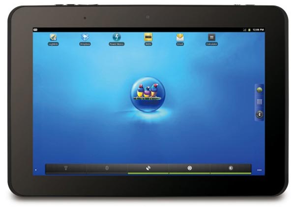 ViewSonic демонстрирует планшеты с диагональю 7 и 10 дюймов на выставке CES 2012.
