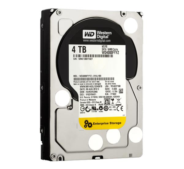 WD выпускает винчестеры корпоративного класса вместимостью до 4 Тб. WD выпускает винчестеры корпоративного класса вместимостью до 4 Тб.