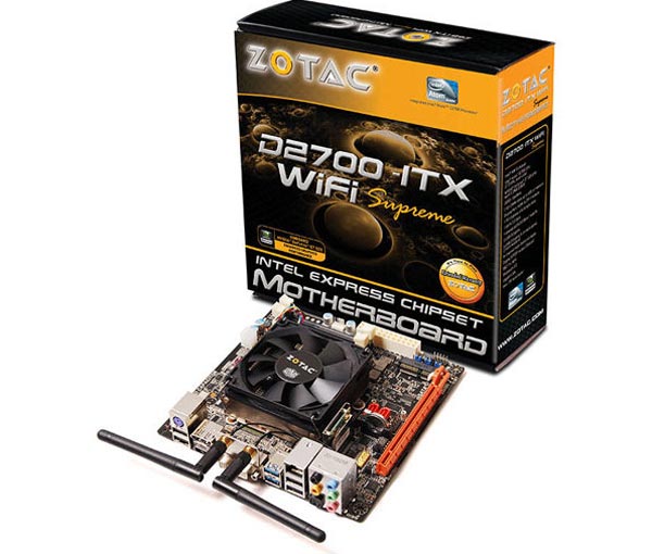 Zotac D2700-ITX WiFi Supreme: системная плата для домашних медиацентров.