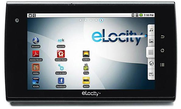 eLocity A7+: Android-планшет с диагональю 7 дюймов
