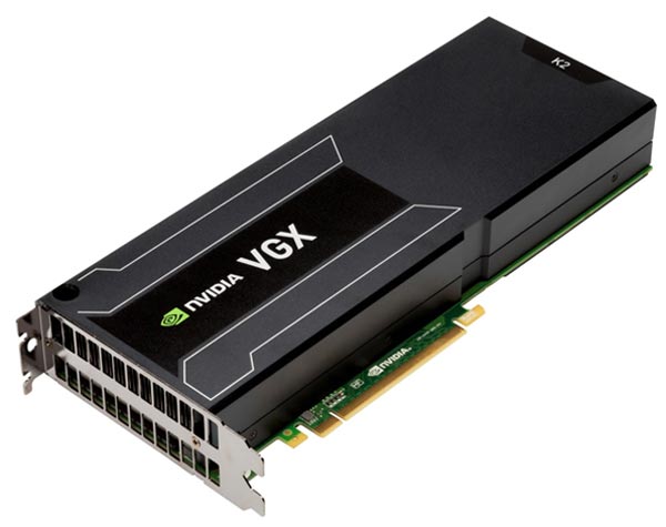 nVidia VGX K2: первый облачный графический процессор.