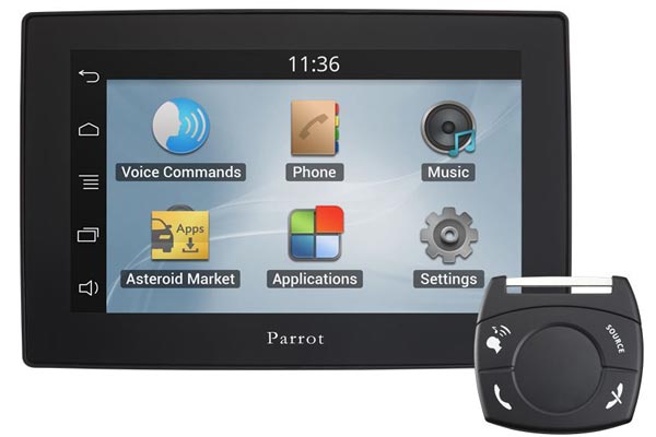 Parrot ASTEROID Tablet - первый автомобильный планшет.
