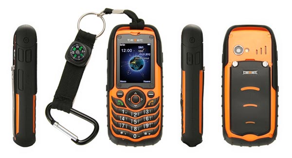 teXet TM-510R: «внедорожный» телефон с поддержкой двух сим-карт.