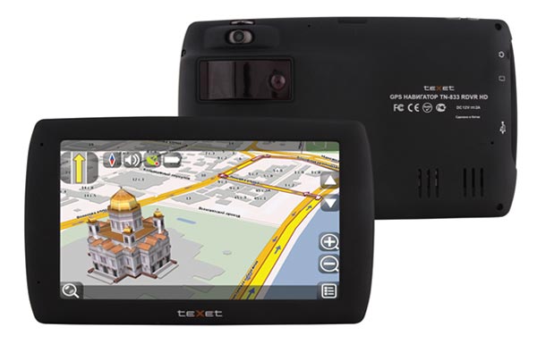 teXet TN-833 RDVR HD: GPS-навигатор «3 в 1». teXet TN-833 RDVR HD: GPS-навигатор «3 в 1».