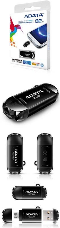 DashDrive Durable UD320 - флешка  от ADATA подойдёт и ПК и смартфонам