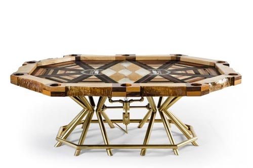 Стильный стол для ярых любителей покера от «Akke Functional Art» 