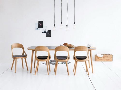 Деревянные обеденные стулья «Colibri» от Markus Johansson 