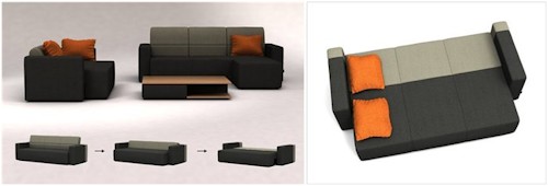 Динамичный диван Blis от дизайнера Lubo Majer 