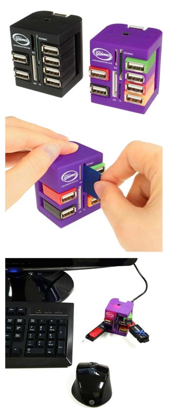 Dospara DN-10597 - удачное сочетание USB 2.0 хаба и картридера от Donya Dospara DN-10597 - удачное сочетание USB 2.0 хаба и картридера от Donya