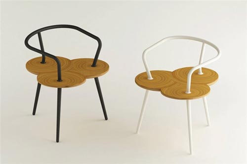Бамбуковые стулья от студии «Drii design» 
