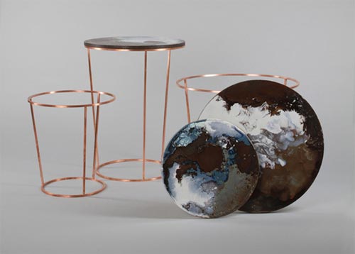 Удивительные керамические столы от Elisa Strozyk