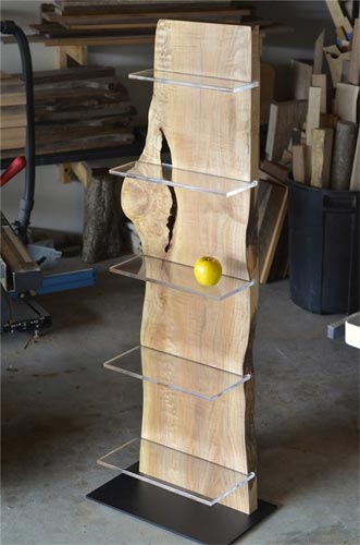 Полка «Standing Slab Shelf» от Greg Klassen 