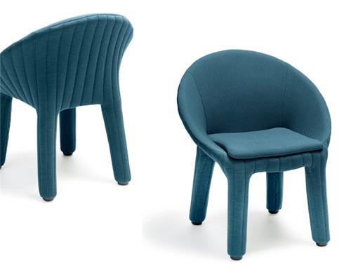 Мягкие стулья «в одежде» от берлинских дизайнеров 