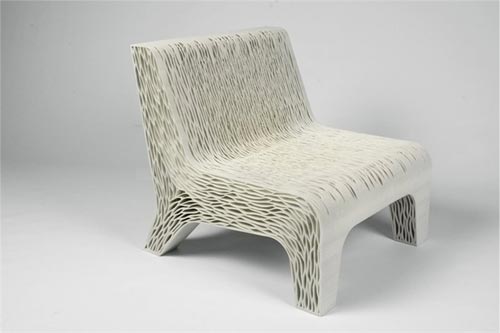 Кресло от Lilian van Daal, выполненное в технологии 3D печати 