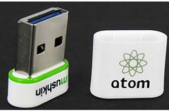 Atom USB 3.0 - семейство компактных флешек от Mushkin