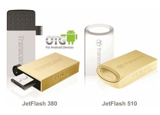 JetFlash 380 и JetFlash 510 - золотистые флешки от Transcend JetFlash 380 и JetFlash 510 - золотистые флешки от Transcend