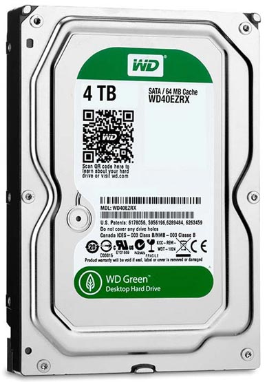 WD40EZRX - 4ТБ жёсткий диск WD Green от Western Digital