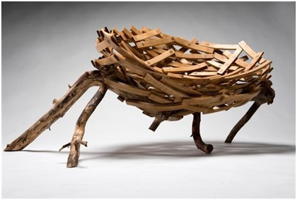 Колоритный деревянный стул Гнездо орла