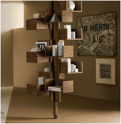 Книжный шкаф-дерево от итальянского дизайнера