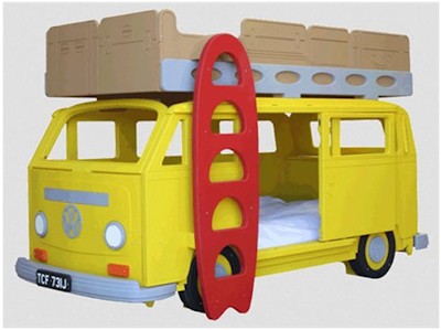 Двухъярусная кровать-автобус - мечта любого ребенка