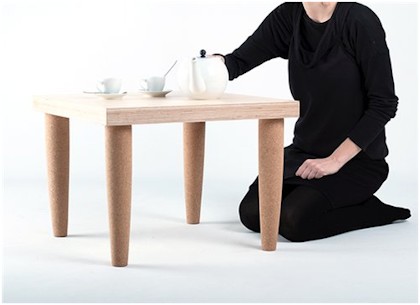 Компактный разборный стол от польского дизайнера 