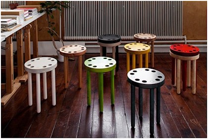 Яркие стулья-мозаика от дизайнера Kyuhyung Cho 