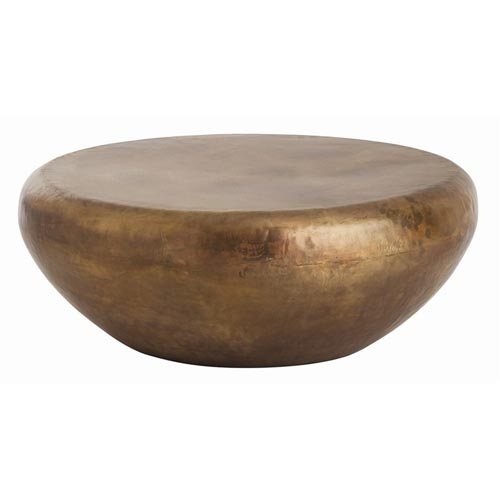 Коктейльный столик «Bates» – монолитная металлическая мебель 