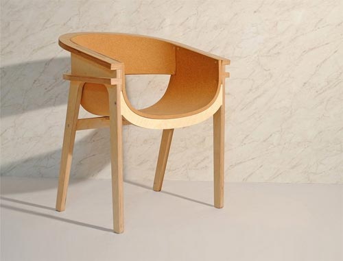 Кресло из вторично переработанных материалов «Corza Cork Chair» Кресло из вторично переработанных материалов «Corza Cork Chair»