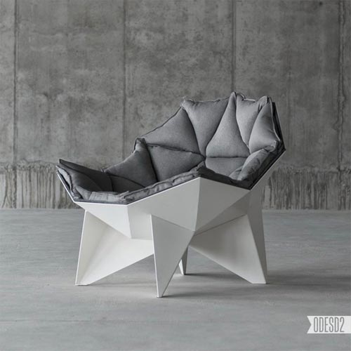 Кристальное кресло «Q1 Lounge» от дизайнеров студии «ODESD2» 