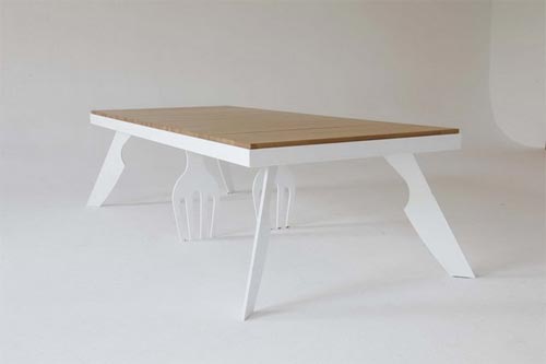 Необычный обеденный стол от дизайнеров «Tcherassi Vilato'» 