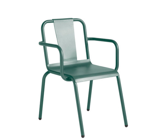 Серия лаконичных стульев из алюминия «Napoles»